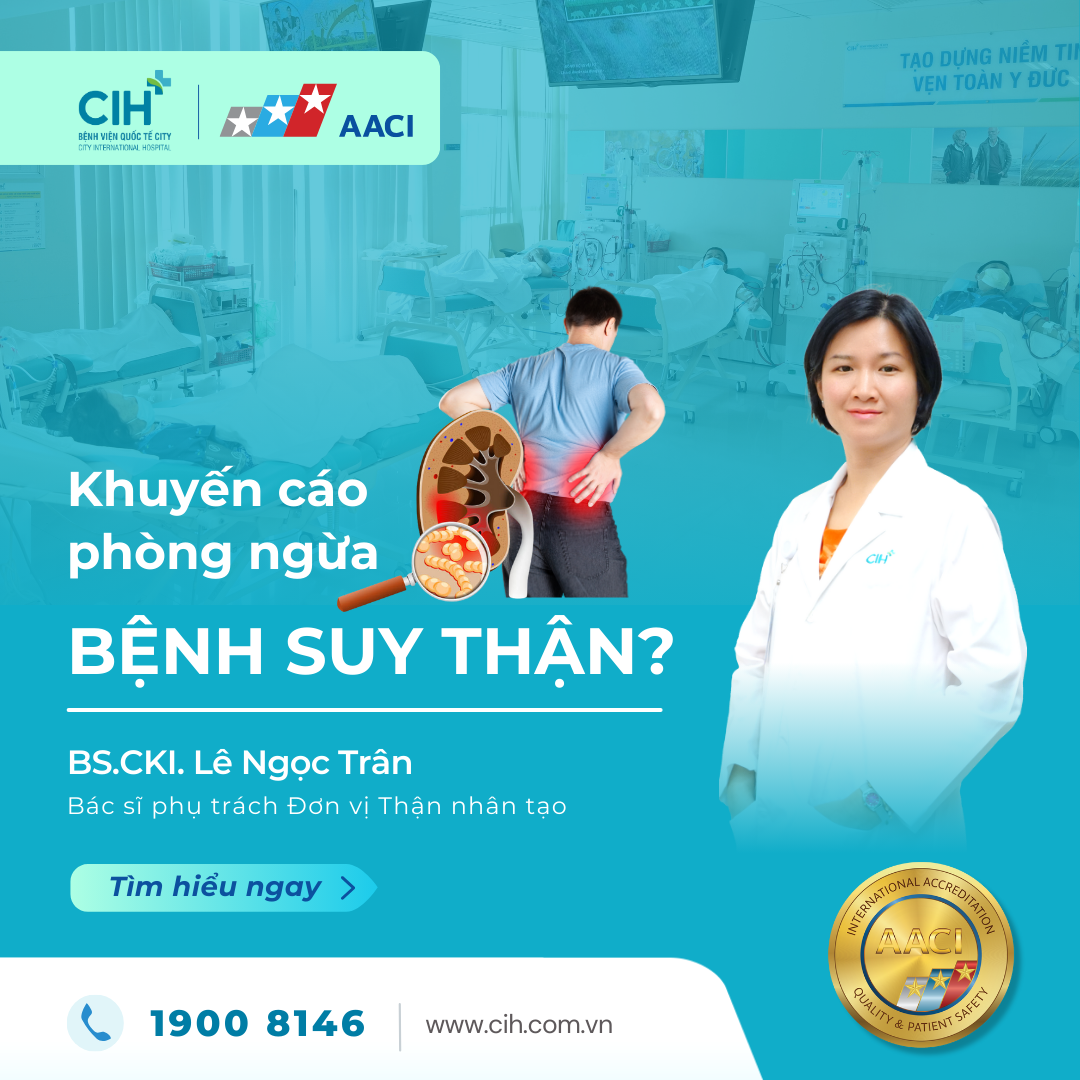 BS.CKI. Lê Ngọc Trân khuyến cáo phòng ngừa bệnh suy thận 