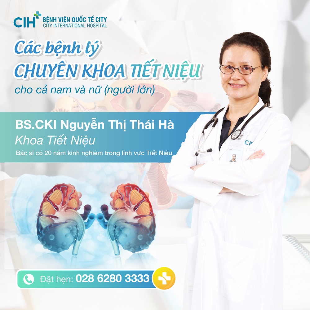 Các bệnh lý chuyên khoa Tiết Niệu cho cả nam và nữ  