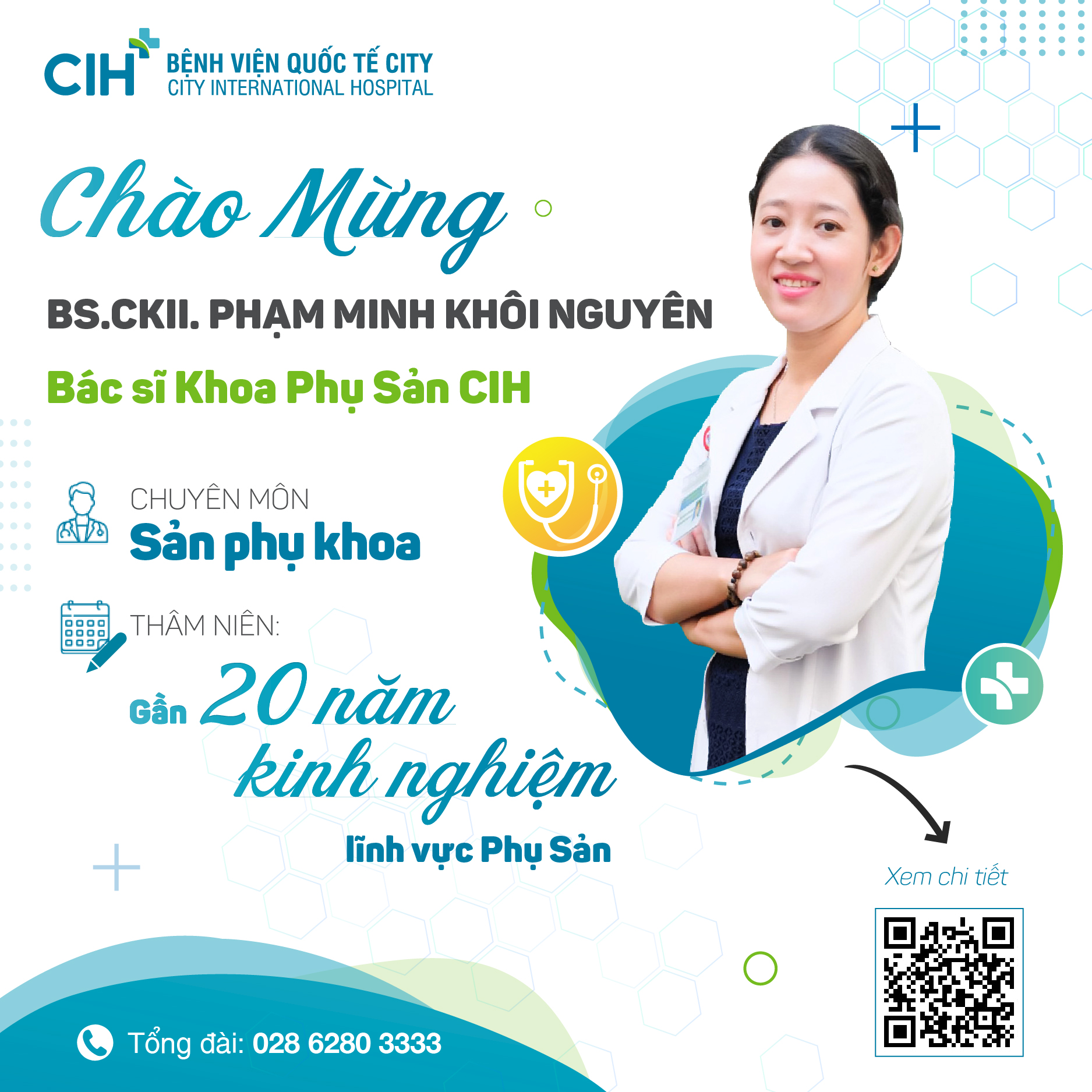 Chào mừng BS.CKII. Phạm Minh Khôi Nguyên chính thức công tác tại Khoa Phụ Sản Chào mừng BS.CKII. Phạm Minh Khôi Nguyên chính thức công tác tại Khoa Phụ Sản