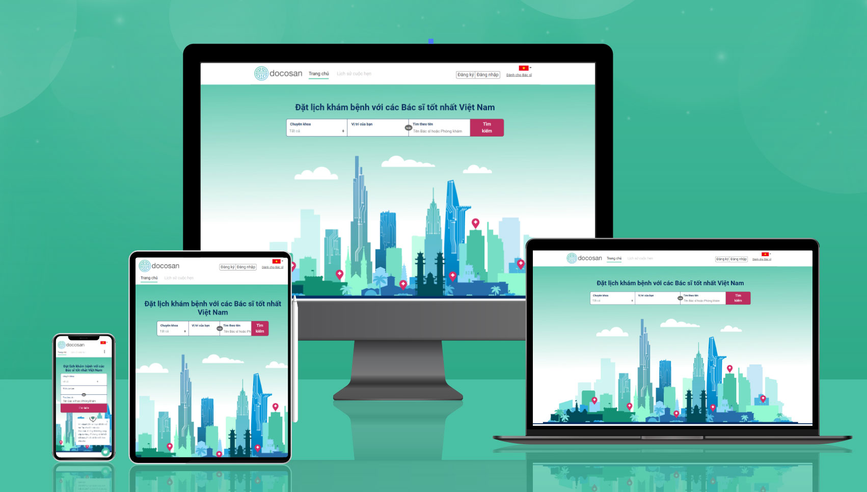 Đặt hẹn khám bệnh tại Bệnh viện Quốc tế City chỉ trong chớp mắt với Docosan