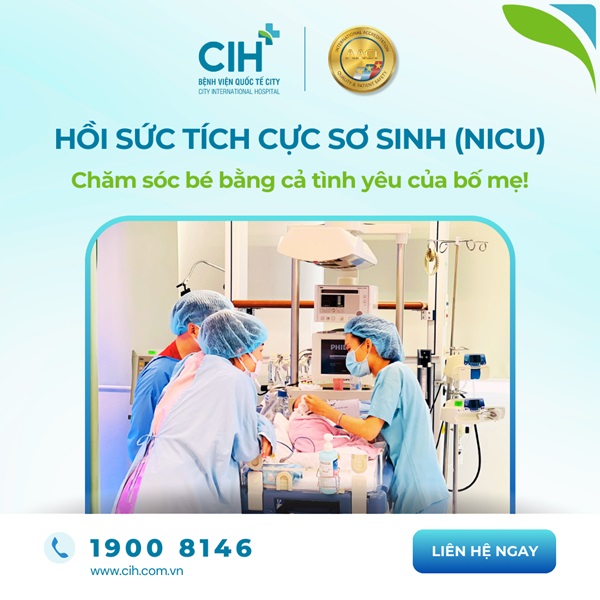 Đơn vị Hồi sức tích cực sơ sinh CIH đã điều trị thành công cho rất nhiều bệnh nhi Đơn vị Hồi sức tích cực sơ sinh CIH đã điều trị thành công cho rất nhiều bệnh nhi