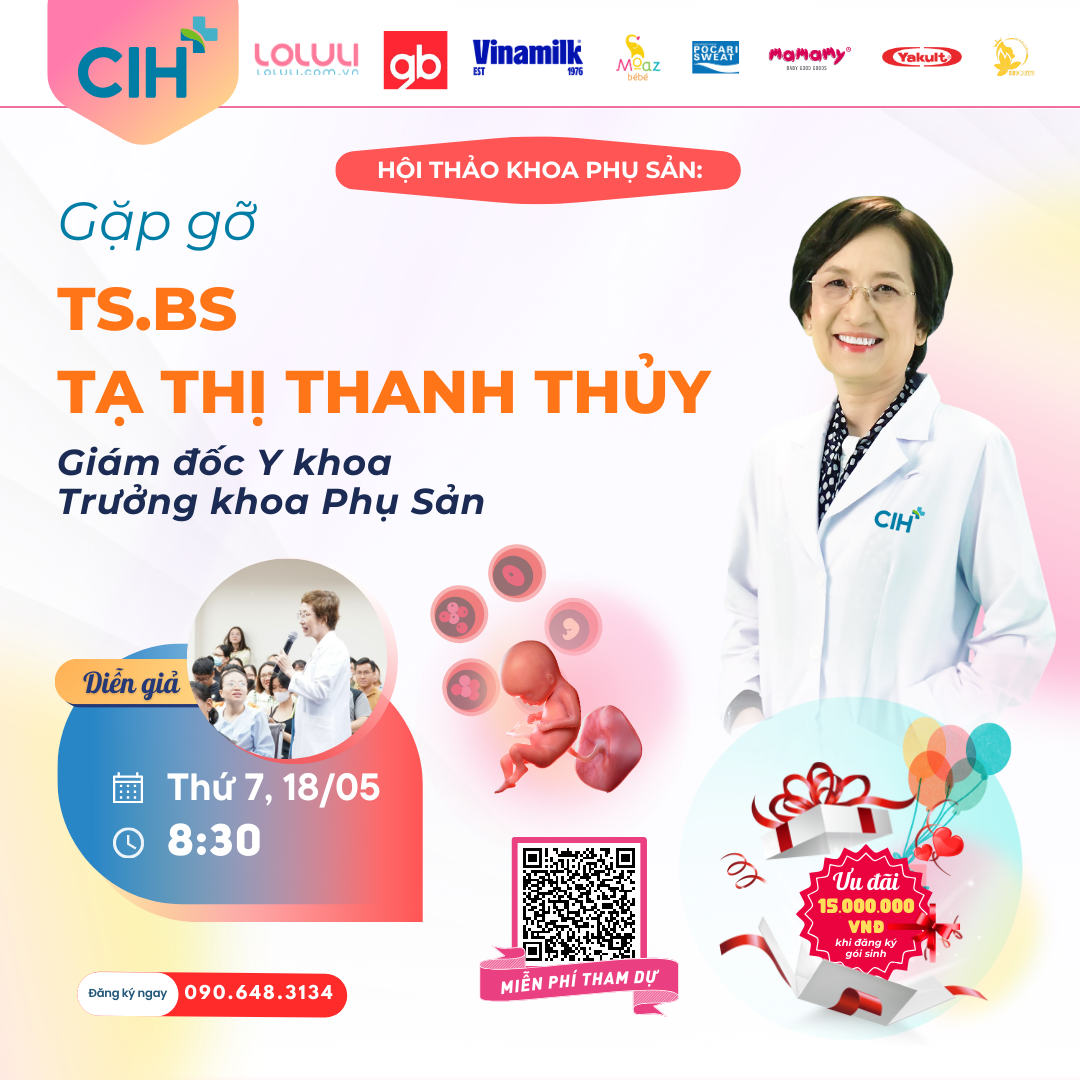 Hội thảo: "Thai chậm tăng trưởng trong tử cung - Hệ quả và cách phòng ngừa"