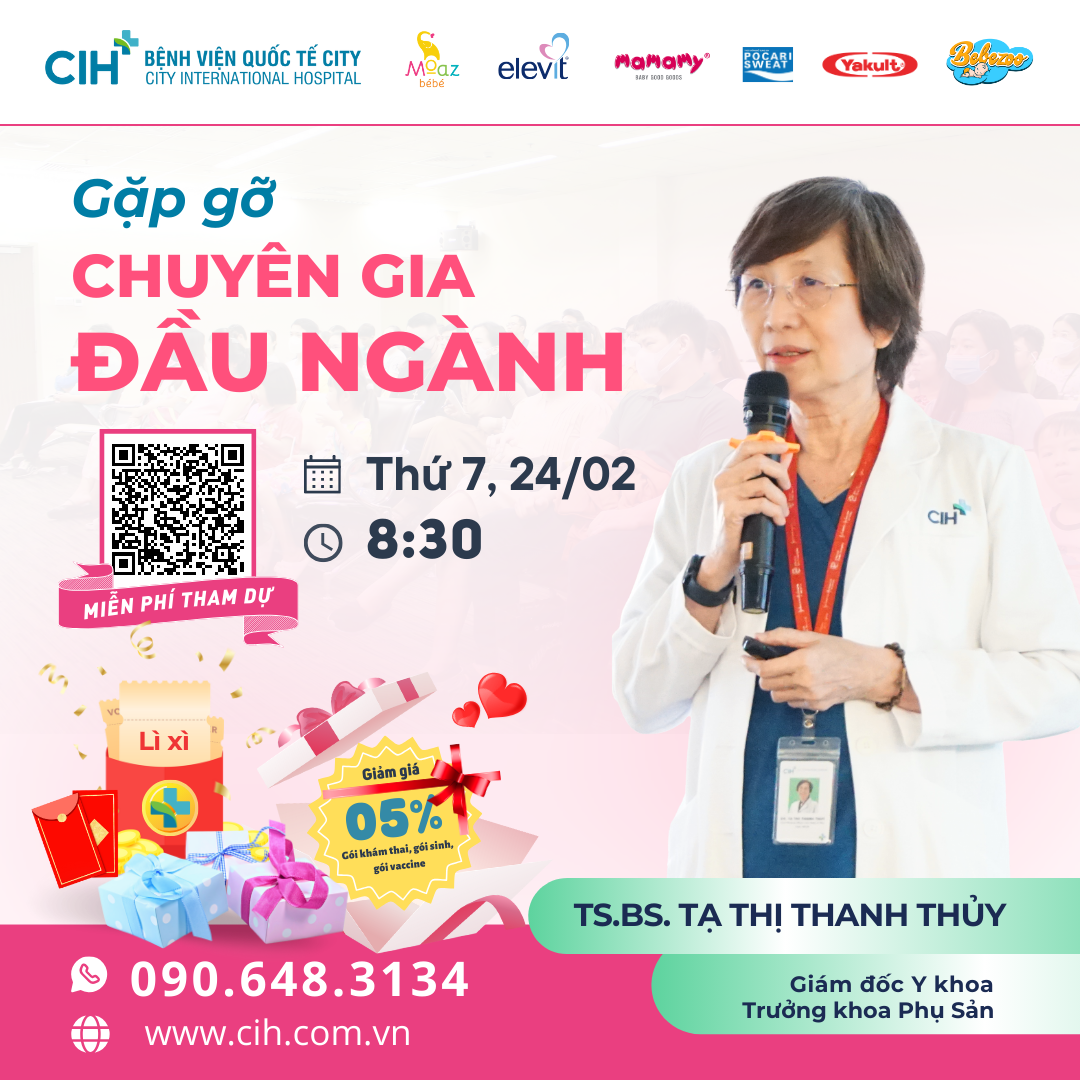 Hội thảo tiền sản: “Đón Bé Rồng Vàng, Ngập Tràn Như Ý”