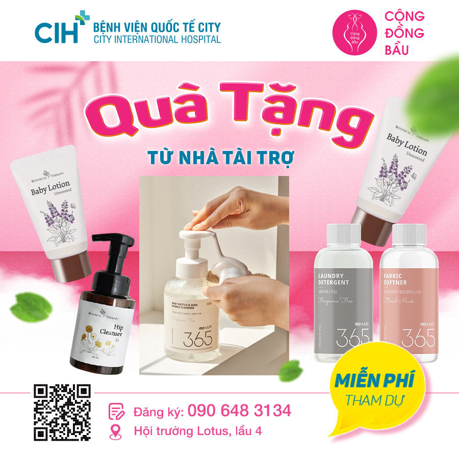 Khám phá hai phần quà xinh xắn tặng mẹ bầu tại tiền sản tháng 11