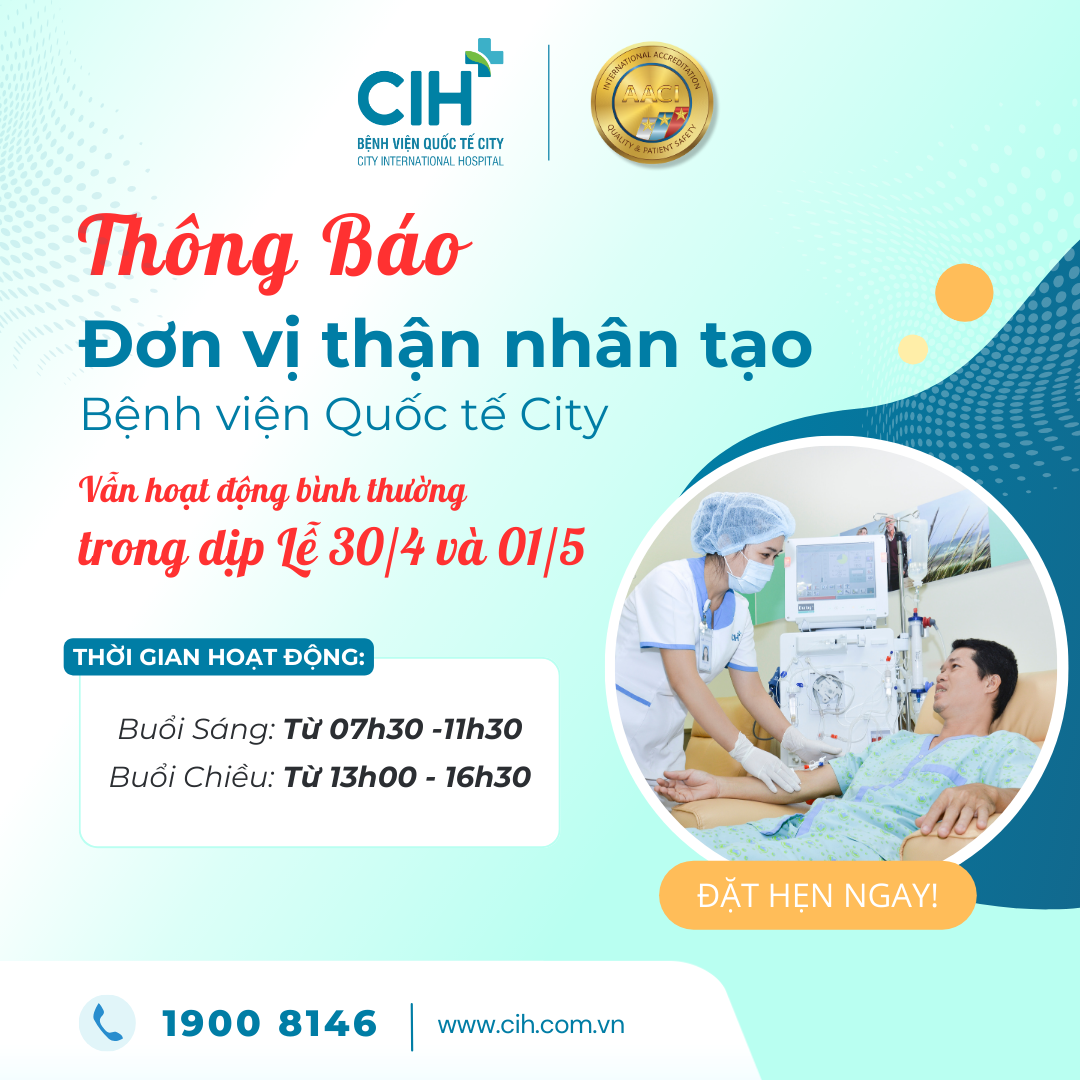 Lịch Làm Việc Của Đơn Vị Lọc Máu CIH – B.Braun trong dịp Lễ 30/4 & 01/05