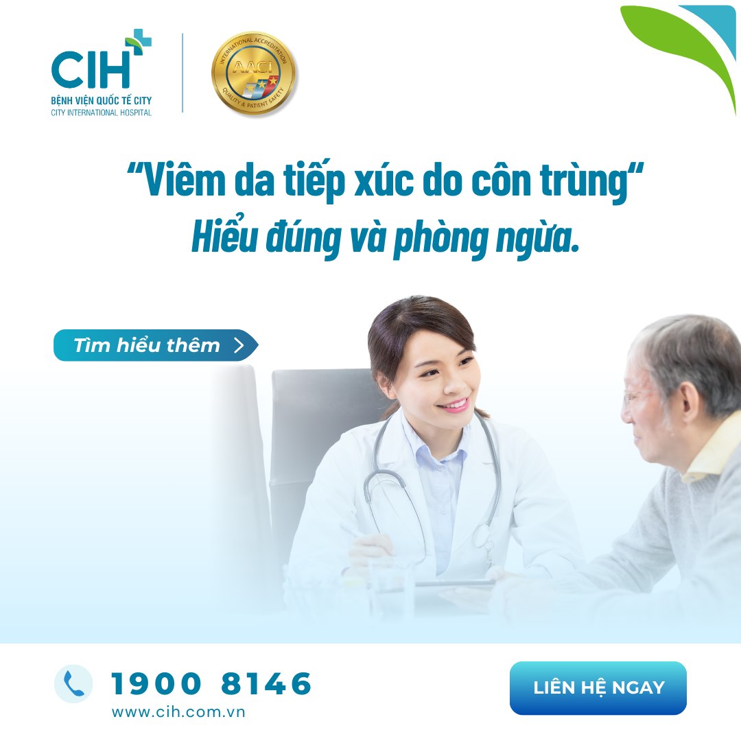 Viêm da tiếp xúc do côn trùng Viêm da tiếp xúc do côn trùng