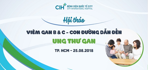 Hội thảo Viêm gan B - C do Bệnh viện Quốc tế City tổ chức.